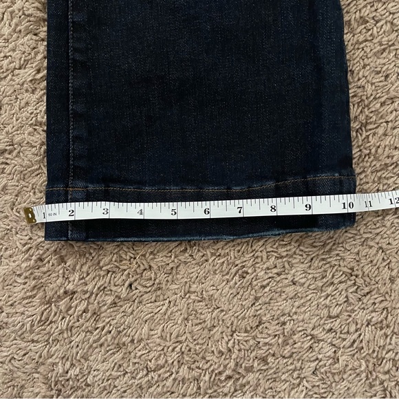 Dear John Dark Wash Mid Rise Flare Distressed Denim Wide Leg Jeans SZ 27 BNWT - Picture 11 of 12